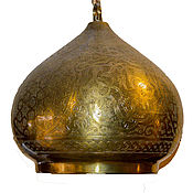 Для дома и интерьера handmade. Livemaster - original item Handcrafted Egyptian Brass Pendant light Lampshade. Handmade.