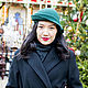 Felt hat Coquette Emerald, Hats1, Moscow,  Фото №1