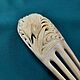 Carved crest “Crocuses”. Comb. NGS Masters. Online shopping on My Livemaster.  Фото №2