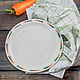 Dance of carrots :) Handmade plate, ceramics. Plates. JaneCeramics. Online shopping on My Livemaster.  Фото №2
