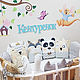 11 wonderful animals in the nursery!. Sides for crib. Stkengu. Online shopping on My Livemaster.  Фото №2