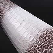 Материалы для творчества handmade. Livemaster - original item Crocodile skin, whole skin, belly, width from 23 to 55 cm. Handmade.