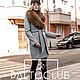 Gray winter coat with raccoon fur. Coats. Paltoclub. Online shopping on My Livemaster.  Фото №2