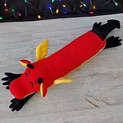 Подарки к праздникам handmade. Livemaster - original item Dragon toy New Year gift, cushion cushion gift to a friend. Handmade.