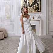 Белое свадебное пальто Оксана