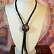 Order India 'Ethnic' bolo tie with stones (Coral and Lapis Lazuli). Neformal-World. Livemaster. . Vintage ties Фото №3