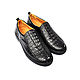 Order Espadrilles from tail of crocodile leather, in black color. SHOES&BAGS. Livemaster. . Slip-ons Фото №3