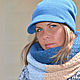 Scarf-Snood in two turns ' Three Moods', Scarves, Moscow,  Фото №1