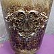 Glass vase-candle holder 'Snake skin'. Vases. beautifulcrafts. Online shopping on My Livemaster.  Фото №2