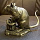 Rat cash-sculpture bronze. Figurines. Bronza-piter. My Livemaster. Фото №4