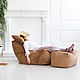 Заказать Комплект бескаркасной мебели Simple Brown Seat. RANGA Performance. Ярмарка Мастеров. . Комплекты мягкой мебели Фото №3