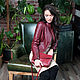 Bag with genuine leather strap 'Geometry' small. Sacks. alekseevaksenia. My Livemaster. Фото №6