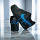 Кастомные кроссовки черные nike  AF1, унисекс, ручная роспись. Кроссовки. O-Go-Art.Кастомизация одежды и обуви. Ярмарка Мастеров.  Фото №7