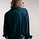 Шелковая рубашка. Рубашки. Knyazeva_pro_atelier. Интернет-магазин Ярмарка Мастеров.  Фото №2