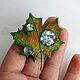 Brooch 'Maple leaf'. Brooches. ETNOMIR (ethnomir). My Livemaster. Фото №5