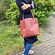 Leather shopper. Classic Bag. PANI (pani-bag). Online shopping on My Livemaster.  Фото №2