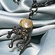 Кулон "Оctopus" жемчуг Барокко, сапфиры природные. Кулон. Добрый волшебник (Сказка наяву) (dobrivolshebnik). Интернет-магазин Ярмарка Мастеров.  Фото №2