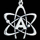 Кулон символ Атеизма. Протон Нейтрон. Научный атеизм, Кулон, Санкт-Петербург,  Фото №1