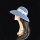 Audrey grey-blue. Hats1. Novozhilova Hats. My Livemaster. Фото №4