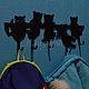 Вешалка настенная металлическая "Котята". Вешалки и крючки. ПлазАрт - декор из металла. Ярмарка Мастеров.  Фото №6