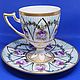 Заказать Винтаж: Кофейная пара Limoges антикварная / 7012410. Phoenix Antique • Феникс Антик. Ярмарка Мастеров. . Стаканы винтажные Фото №3