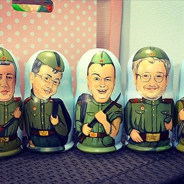 Сувениры и подарки ручной работы. Ярмарка Мастеров - ручная работа Подарки на 23 февраля: матрешки по фото. Handmade.