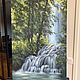 Заказать Картина Лесной водопад, масло, холст 40х60. artisbg. Картины маслом. Ярмарка Мастеров. . Картины Фото №3