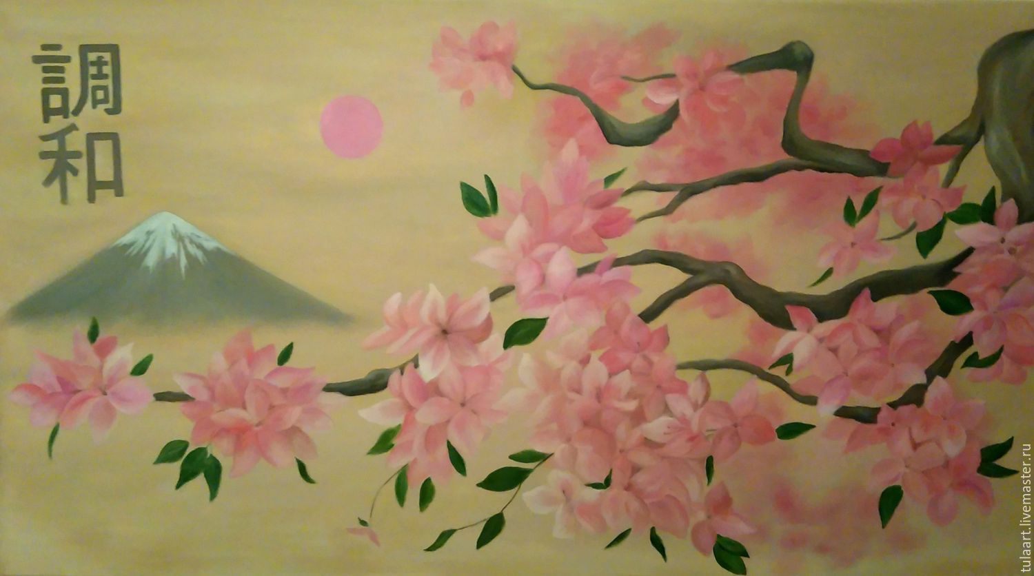 Праздник в японии 4 класс. Сакура рисунок. Рисунок на тему Япония. Аппликация на тему Япония. Китайская живопись гуашью.
