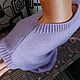 Жилет женский из  шерсти сиреневый. Жилеты. AccessoriesWool вязание на заказ. Ярмарка Мастеров.  Фото №9