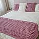 Knitted set for the bedroom: a large plaid, a small plaid and pillows. Bedspreads. komarovanata. My Livemaster. Фото №4