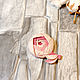 February rose brooch made of polymer clay. Brooches. AnnaMalnaya. My Livemaster. Фото №6