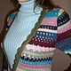 Платье "Голубой свет". Платья. Мастерская K. WooD_KnitweaR. Ярмарка Мастеров.  Фото №4
