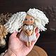 Ангел-домовой текстильный малой   , 13 см, Народная кукла, Москва,  Фото №1