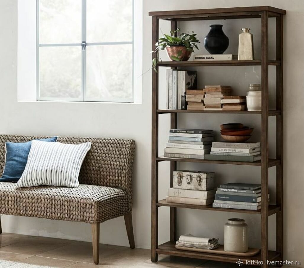 Стеллаж из массива дерева в интернет-магазине на Ярмарке Мастеров ...