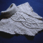 Аксессуары handmade. Livemaster - original item Knitted dickey Irish motive. Handmade.