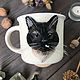 Котики. Наборы чая и кофе. 9elezyaka. Ярмарка Мастеров.  Фото №5