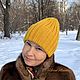 Мастер класс по вязанию спицами Женская зимняя шапка резинкой, Мастер-классы, Москва,  Фото №1