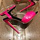 Sandals Magenta SS'2019. Slingbacks. Hand made shoes. Online shopping on My Livemaster.  Фото №2