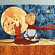 Деревянный гребешок - расческа из дерева ручной работы Маленький Принц, Гребни, Москва,  Фото №1