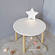 Children's Table 'Round'. Furniture for a nursery. Night Light 54. Online shopping on My Livemaster.  Фото №2