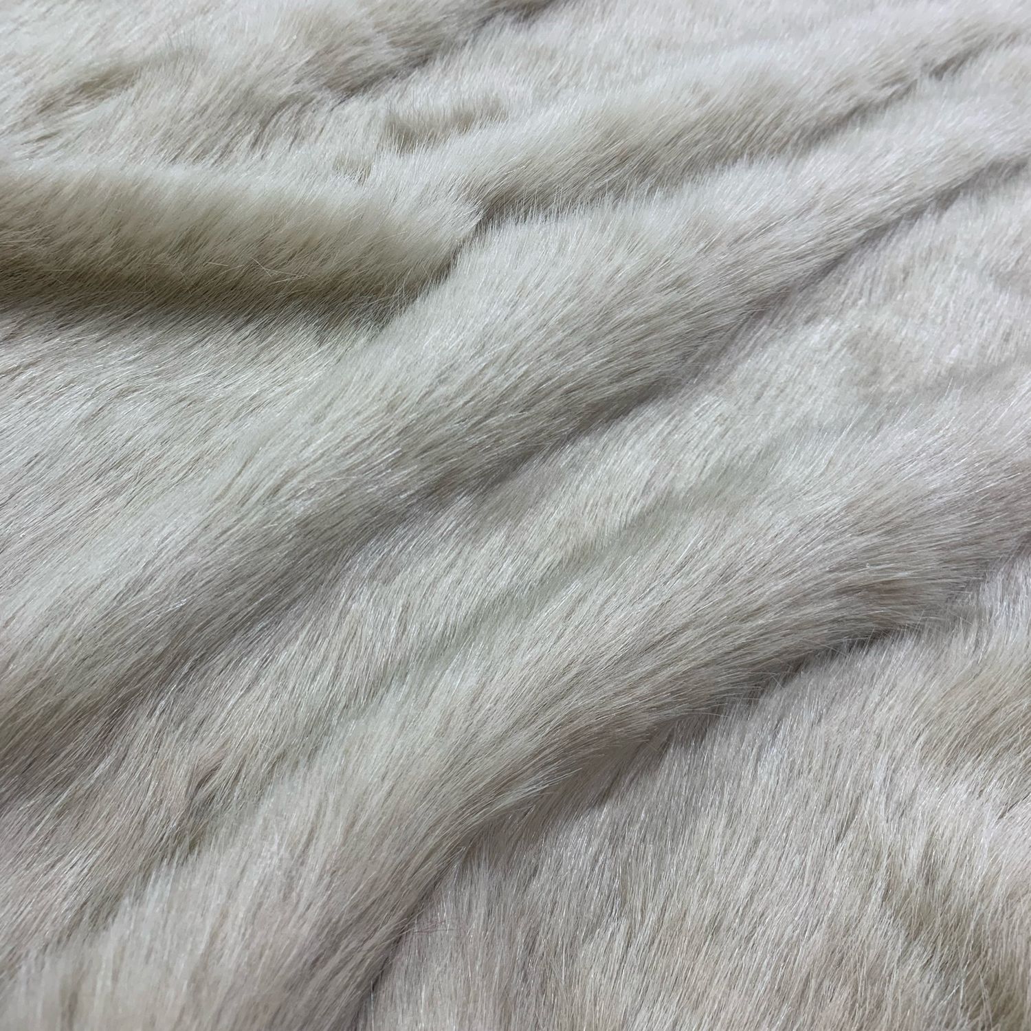 Мех: Экомех, бежевый цвет, искусственный мех, Италия, Stella McCartney ...