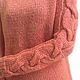 Women's jumper Dry rose, wool, mohair, braids, large knitting. Jumpers. SIBERIA COOL (knitting & painting) (Siberia-Cool). My Livemaster. Фото №4