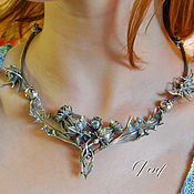 Украшения handmade. Livemaster - original item Necklace: The thistle on hinges is movable. Handmade.