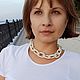  Колье цепь из бисера. Колье. Татьяна Петрова (tassiya). Интернет-магазин Ярмарка Мастеров.  Фото №2