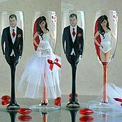 Декор Свадебных бутылок "Royal Wedding"