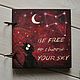 Скетчбук 16х16см Be Free Блокнот деревянный. Скетчбуки. EVAG выжигание и живопись по дереву. Интернет-магазин Ярмарка Мастеров.  Фото №2