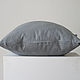  Pillow linen 100% ' Grey'. Pillow. Hill & Mill. My Livemaster. Фото №4