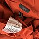 Винтаж: Рубашка темно-оранжевая с оборками 42-44. Блузки винтажные. Koko: second brand. Ярмарка Мастеров.  Фото №7