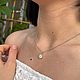 Белый сапфир 1,88 карат в серебряной подвеске, Колье, Краснодар,  Фото №1