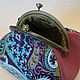 Order  Cosmetic bag with clasp 'Spring patterns'. Handmade from Veronika. Livemaster. . Beauticians Фото №3